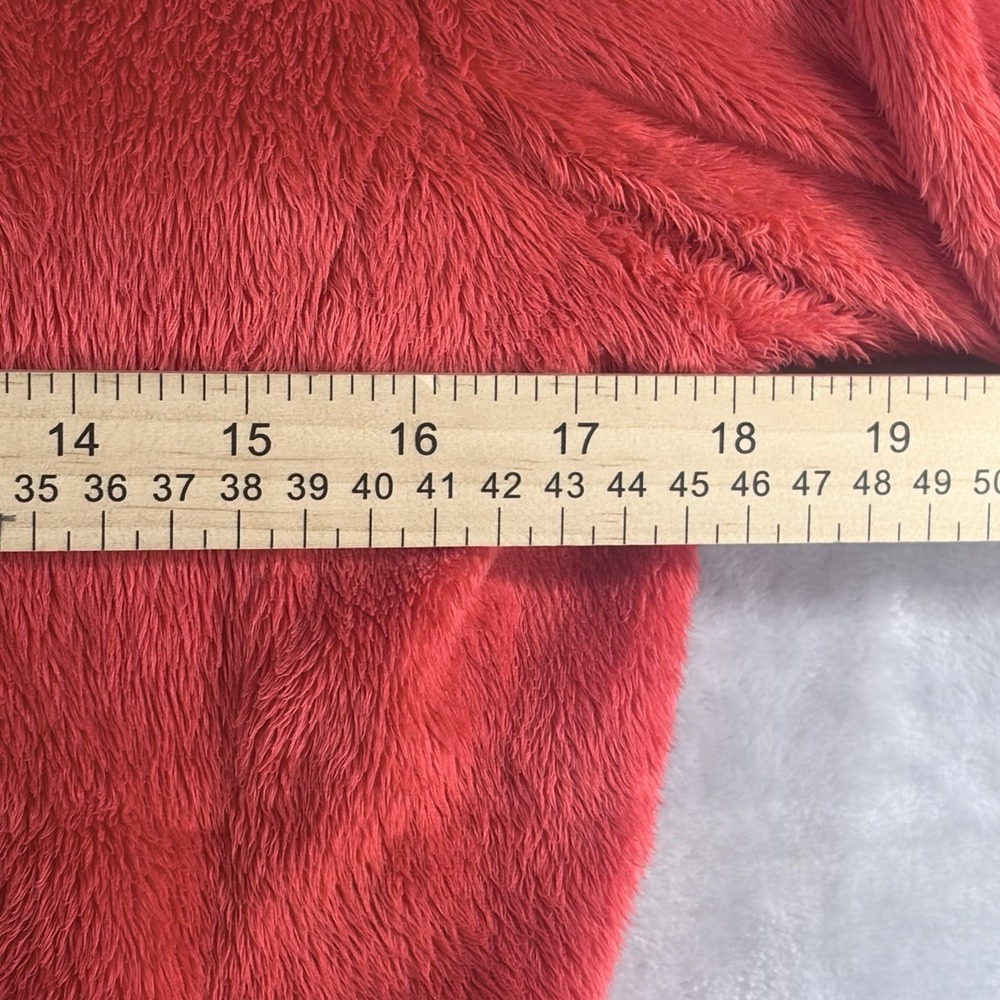 North Face Osito Full Zip Fleece Jacket Womens Small Coral Orange Red Warm‎ - Picture 6 of 10